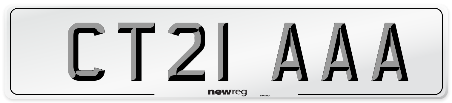 CT21 AAA Number Plate from New Reg